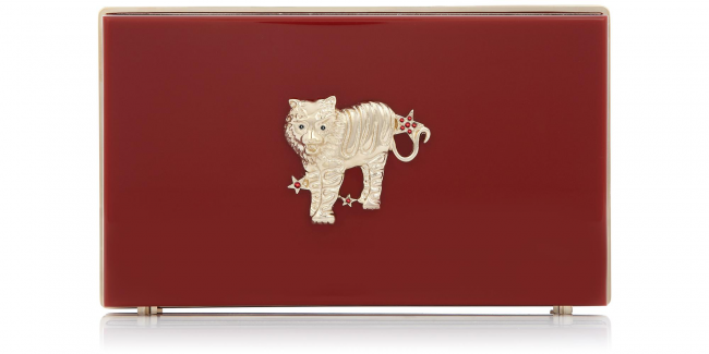 charlotte olympia chinese zodiac tiger clutch