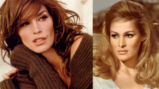 Pisces Doppelgänger – Cindy Crawford And Ursula Andress