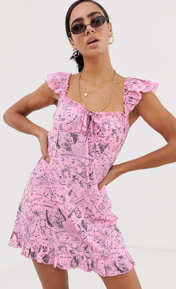 New Girl Order At ASOS – Star Sign Style Loves This Pink Zodiac Dress!